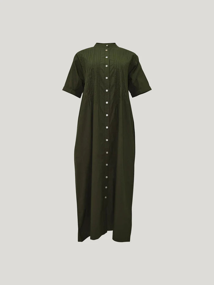 Caroline Sills - Sanya Pintuck Dress