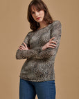 EGi Collections - Modal Cashmere Long Sleeve Print Top