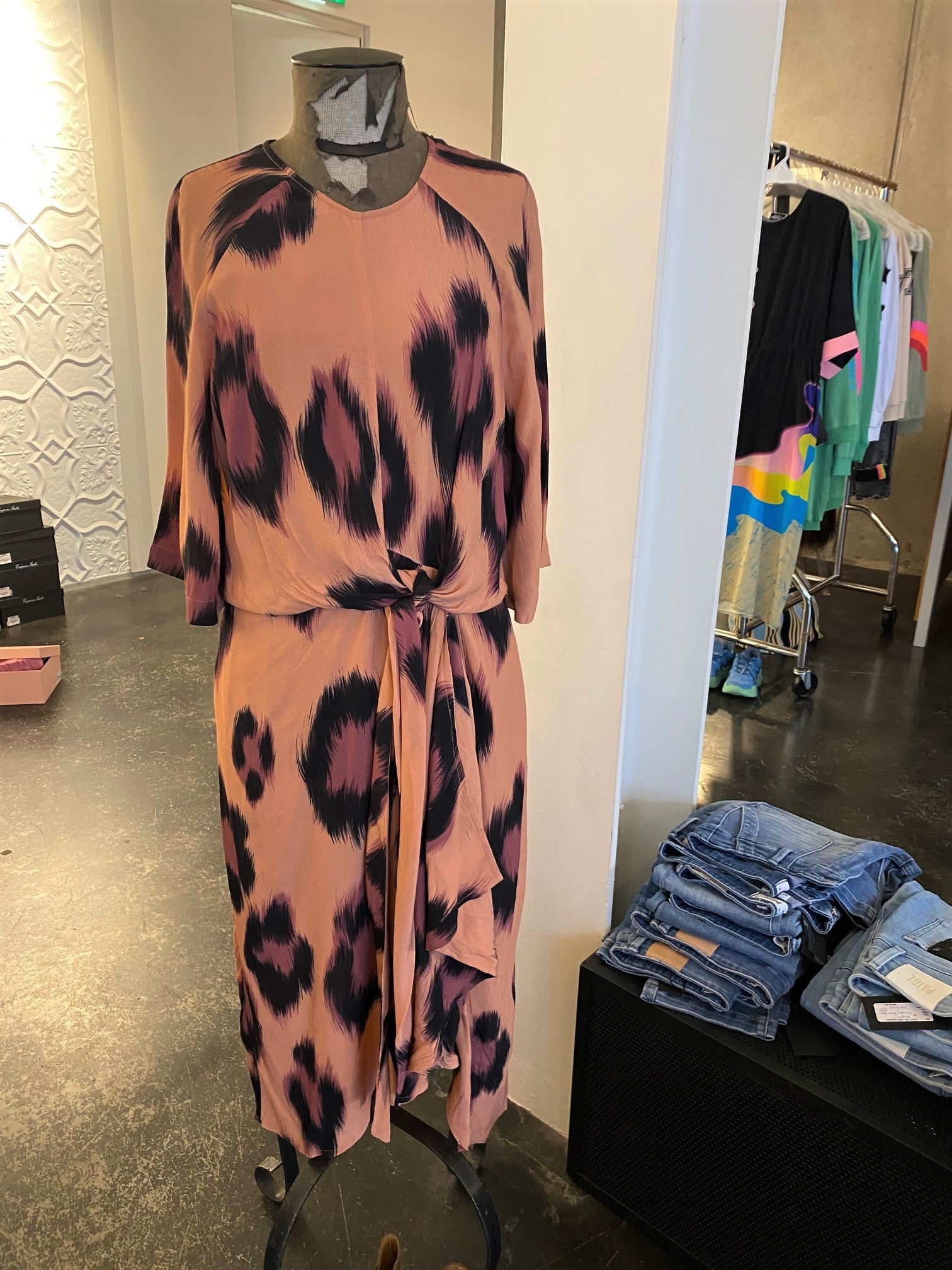 Paige leopard clearance dress