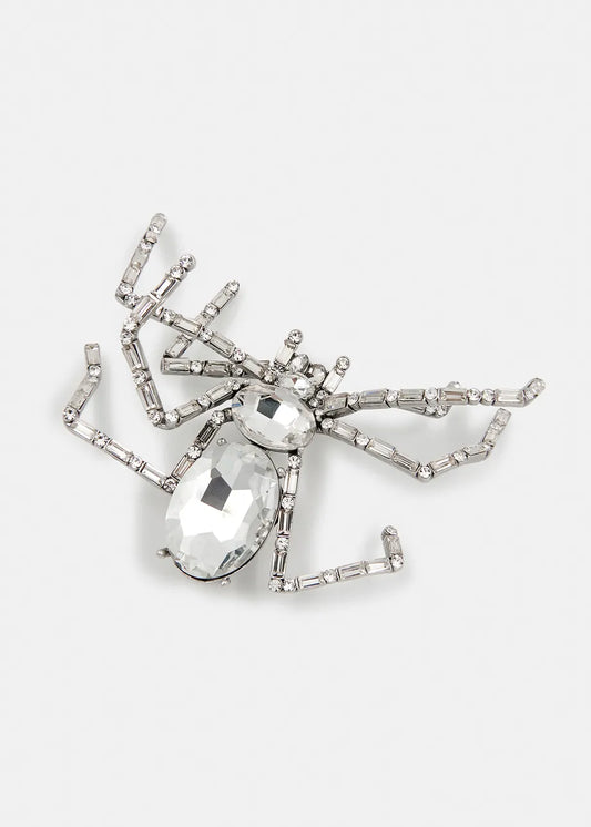 Essentiel Antwerp - Garcel Rhinestone Spider Brooch (Last One)