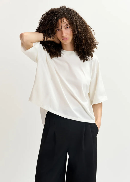 Essentiel Antwerp - Grovel Satin Back T-Shirt (LAST ONE)