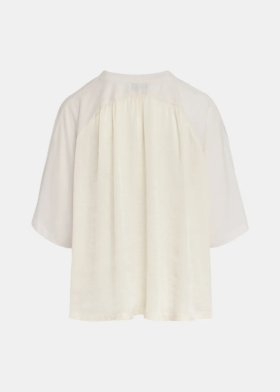 Essentiel Antwerp - Grovel Satin Back T-Shirt (LAST ONE)