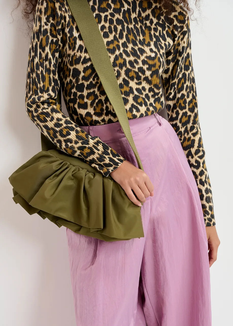 Essentiel Antwerp - Ruffle Embellished Shoulder Bag (LAST ONE)