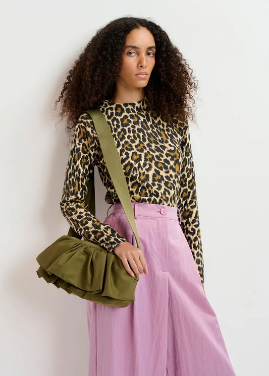 Essentiel Antwerp - Ruffle Embellished Shoulder Bag (LAST ONE)