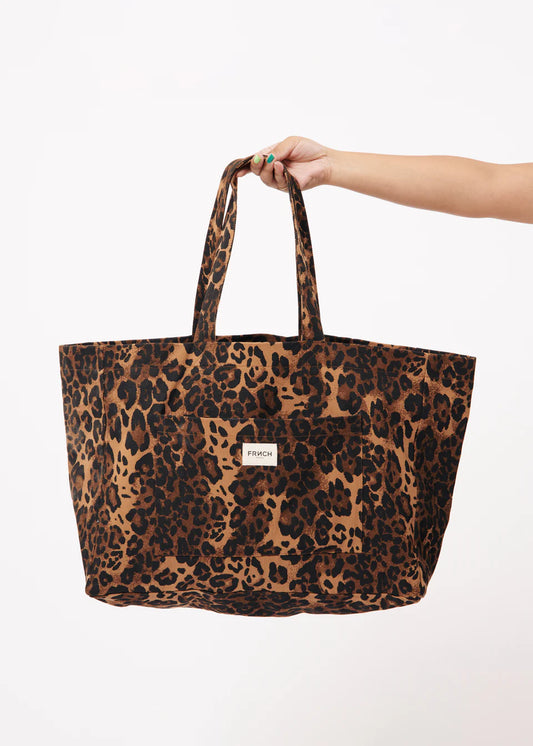 FRNCH - Vida Leopard Tote Bag