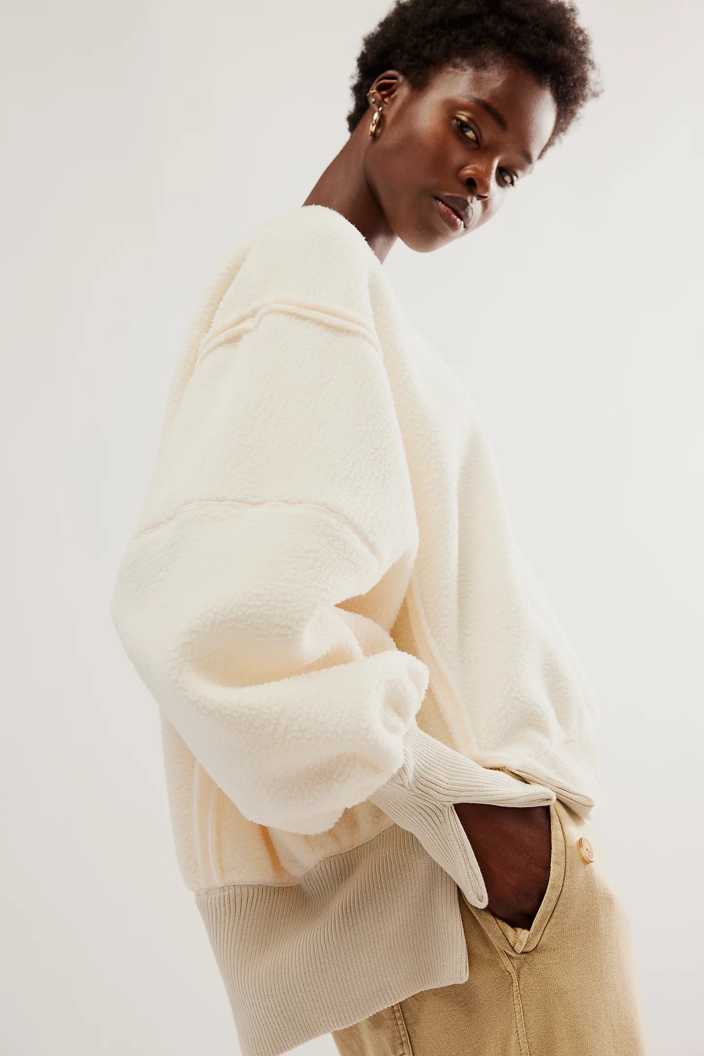 Free people sales oversized sweater