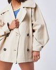 Free People - Highlands Solid Peacoat