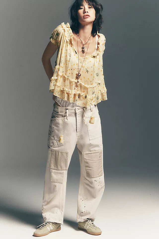 Free People - Moxie Low Slung Pull On Pant