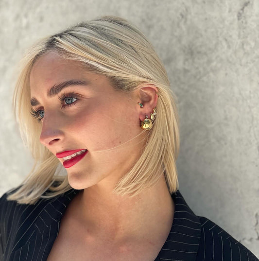 Mé The Label - Gold Plated Huggy Hoops