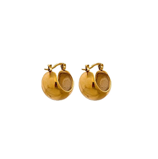 Mé The Label - Gold Plated Huggy Hoops