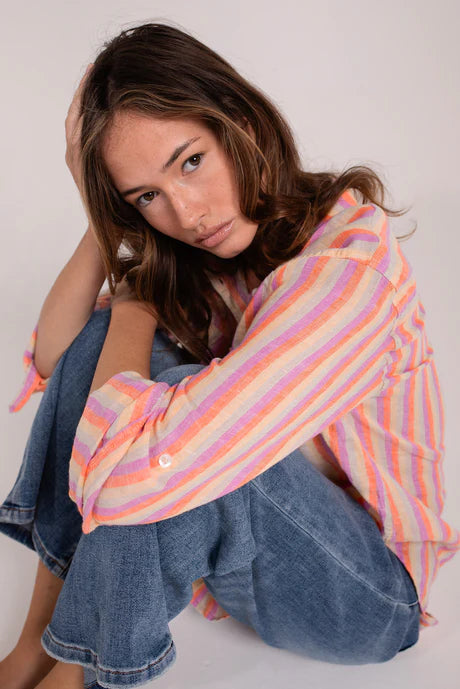 Hut - Boyfriend Stripe Shirt