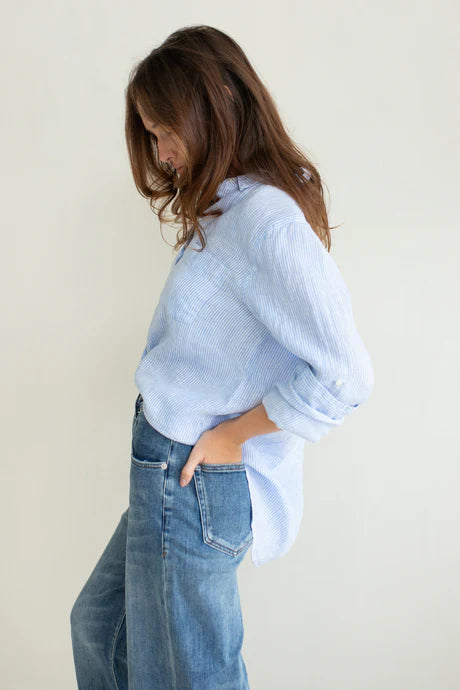 Hut - Boyfriend Stripe Shirt