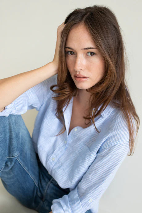 Hut - Boyfriend Stripe Shirt