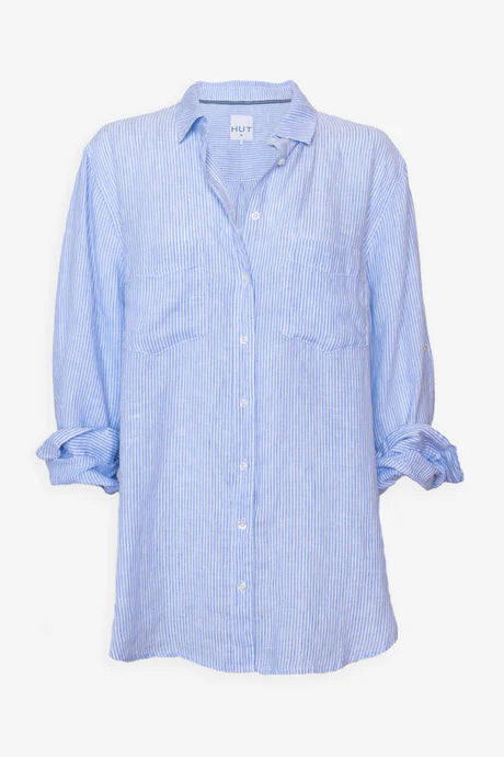 Hut - Boyfriend Stripe Shirt