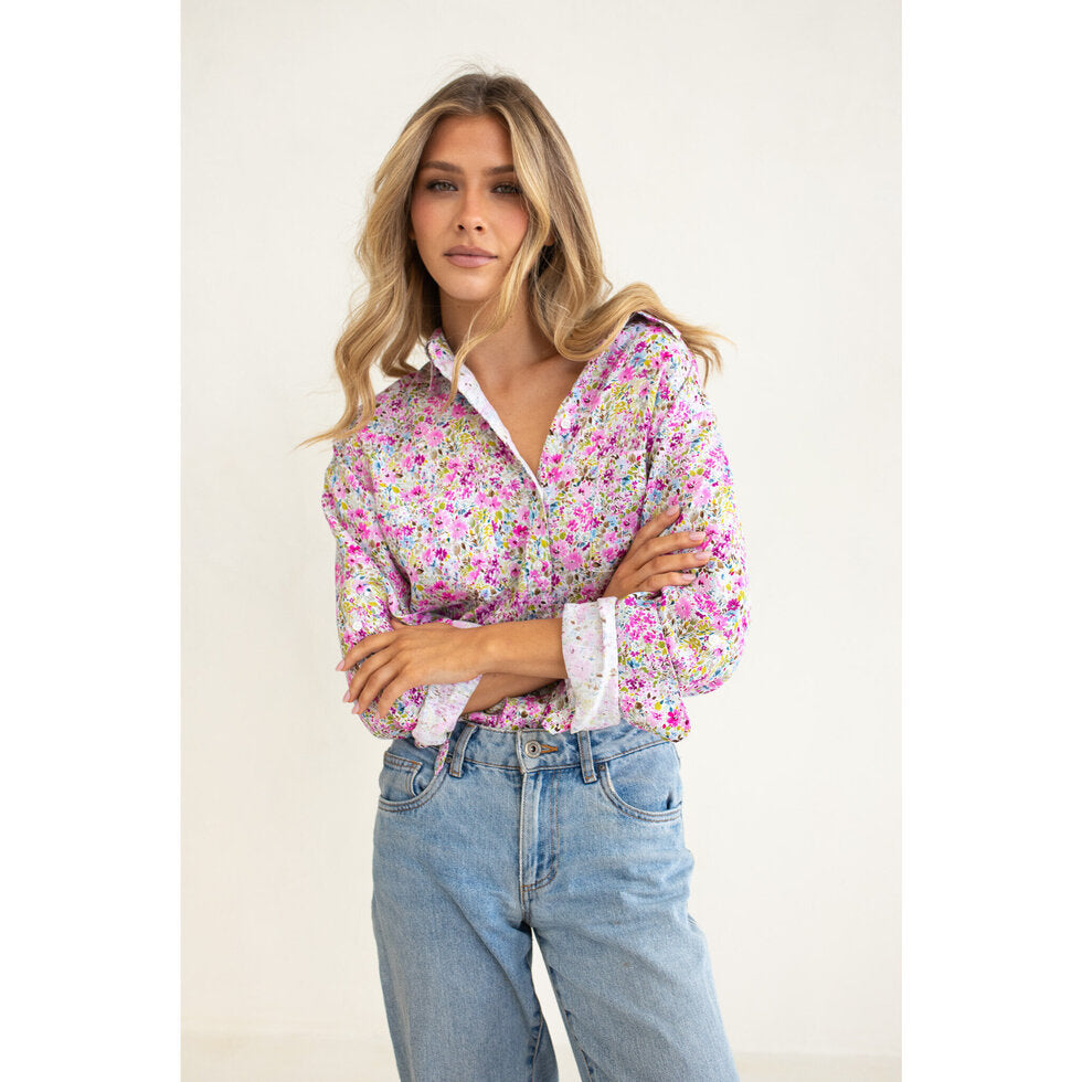 Hut - Boyfriend Shirt Afternoon Tea