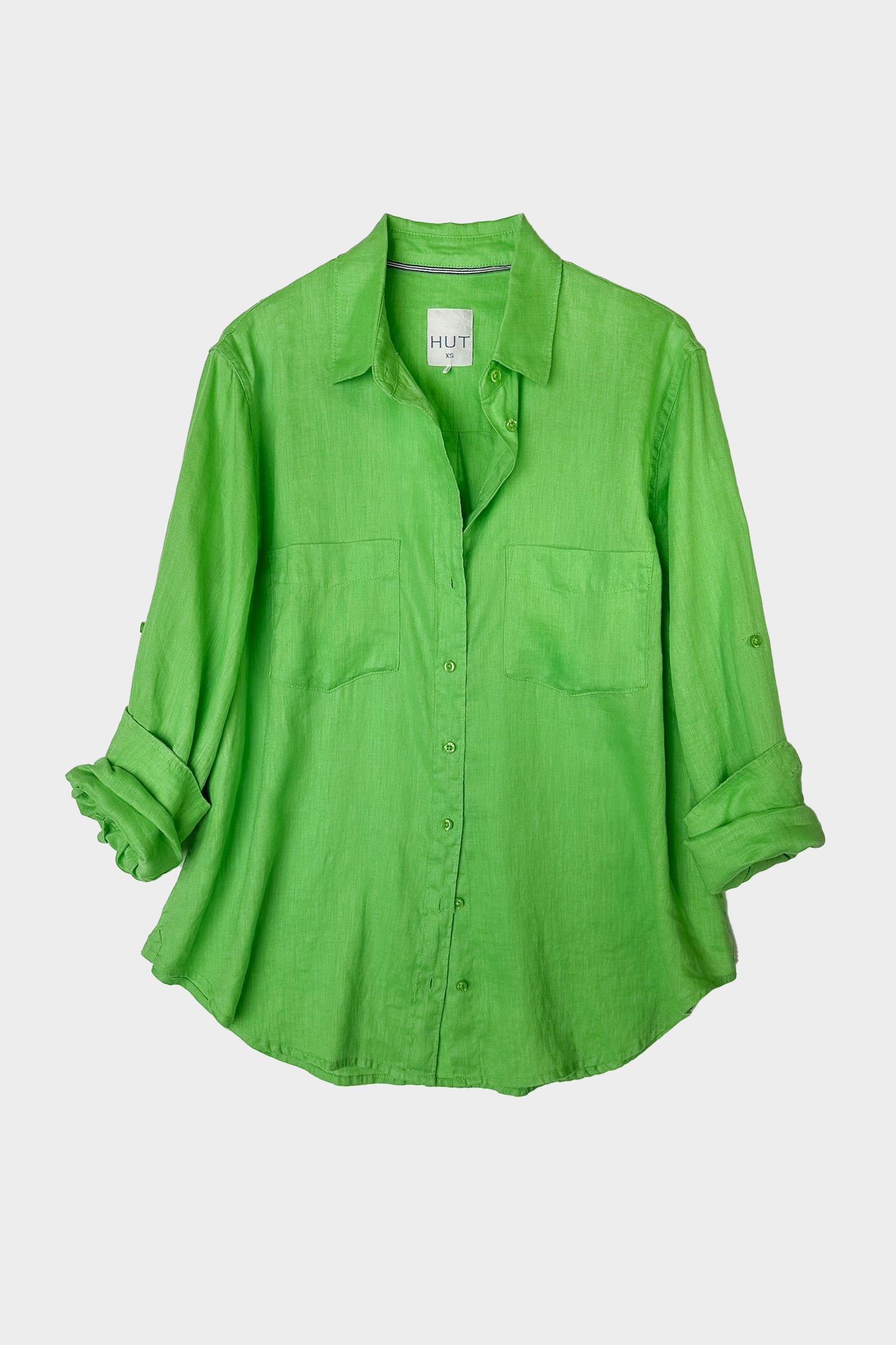 Hut - Boyfriend Shirt Green