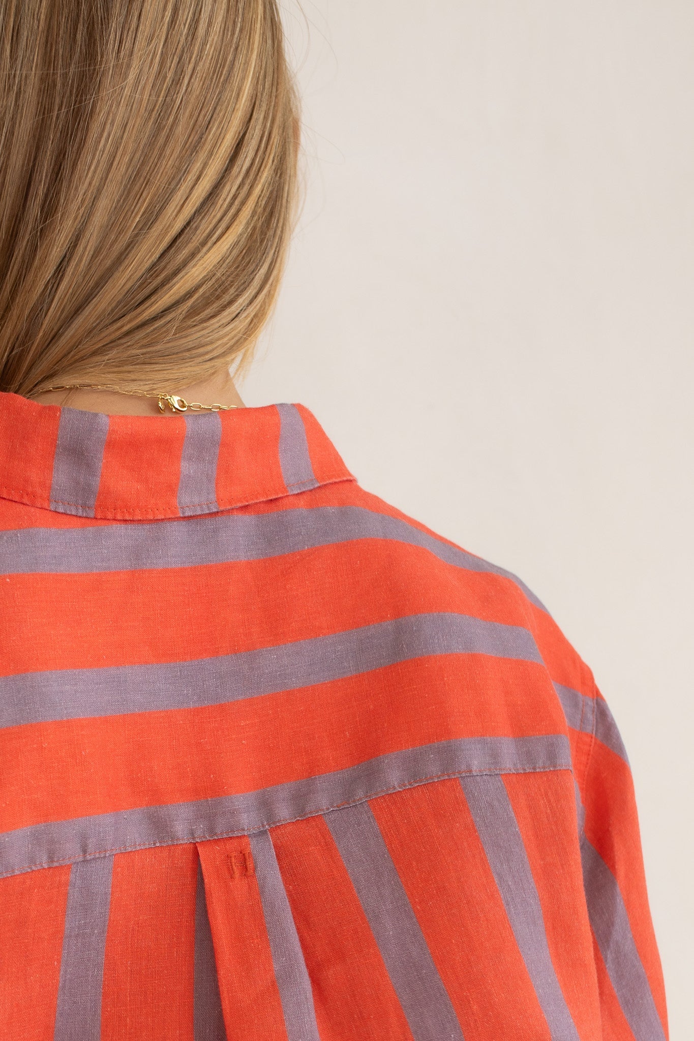 Hut - Boyfriend Shirt Off Duty Stripe
