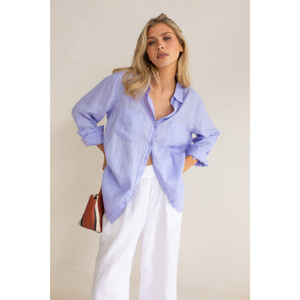 Hut - Boyfriend Shirt Soft Mauve