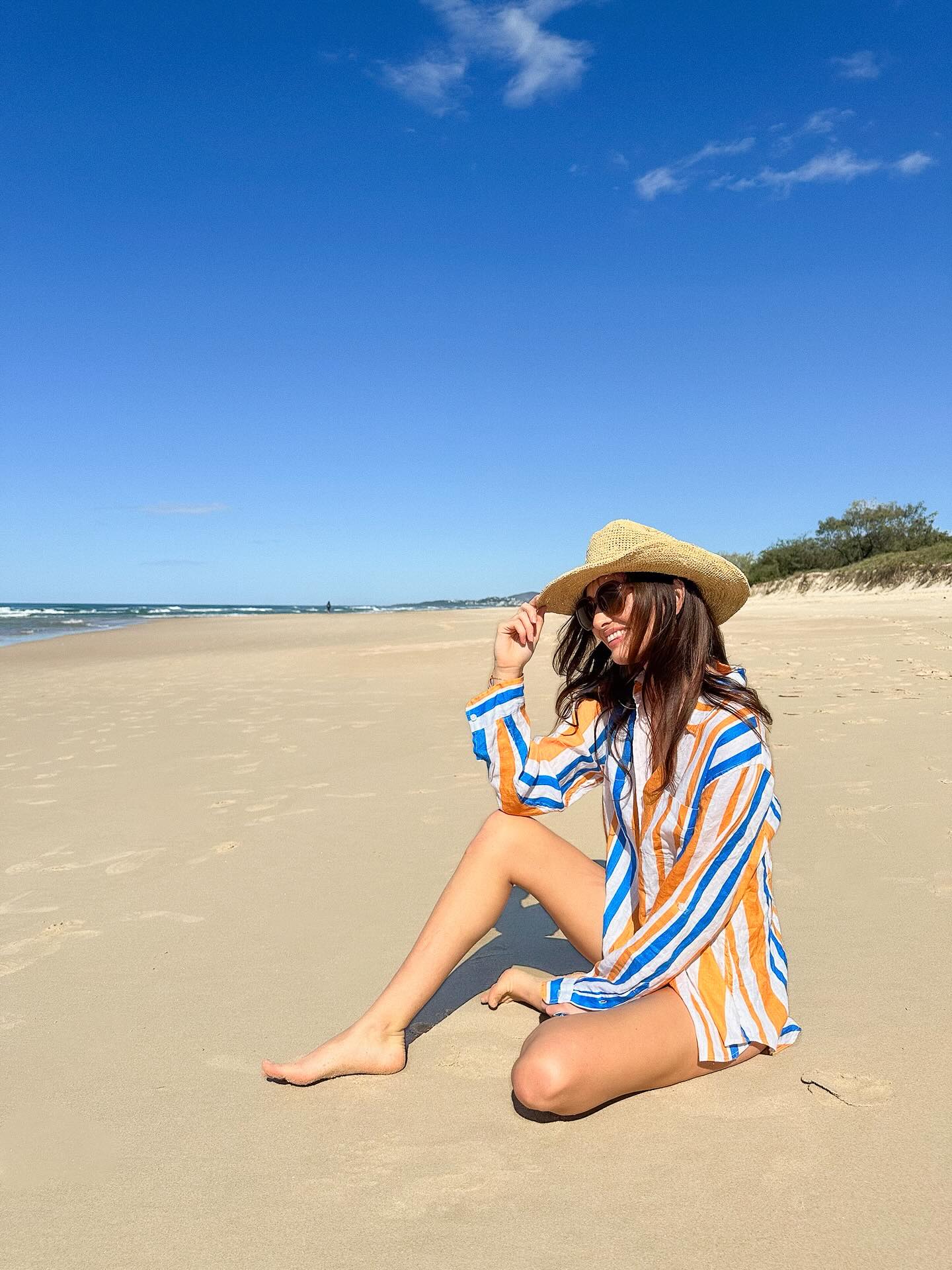 Hut - Boyfriend Shirt Zanzibar Stripe