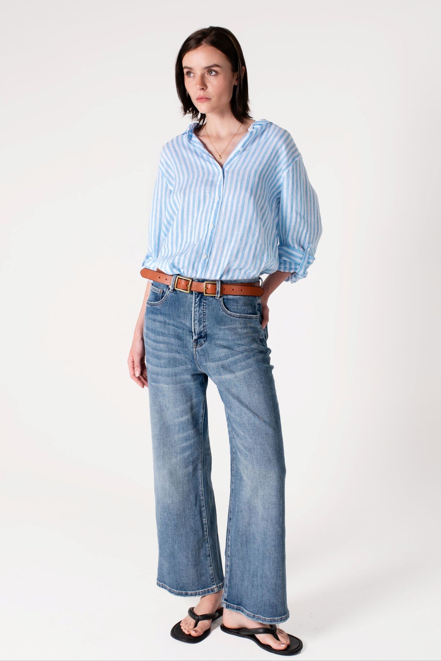 Hut - Boyfriend Shirt Stripe