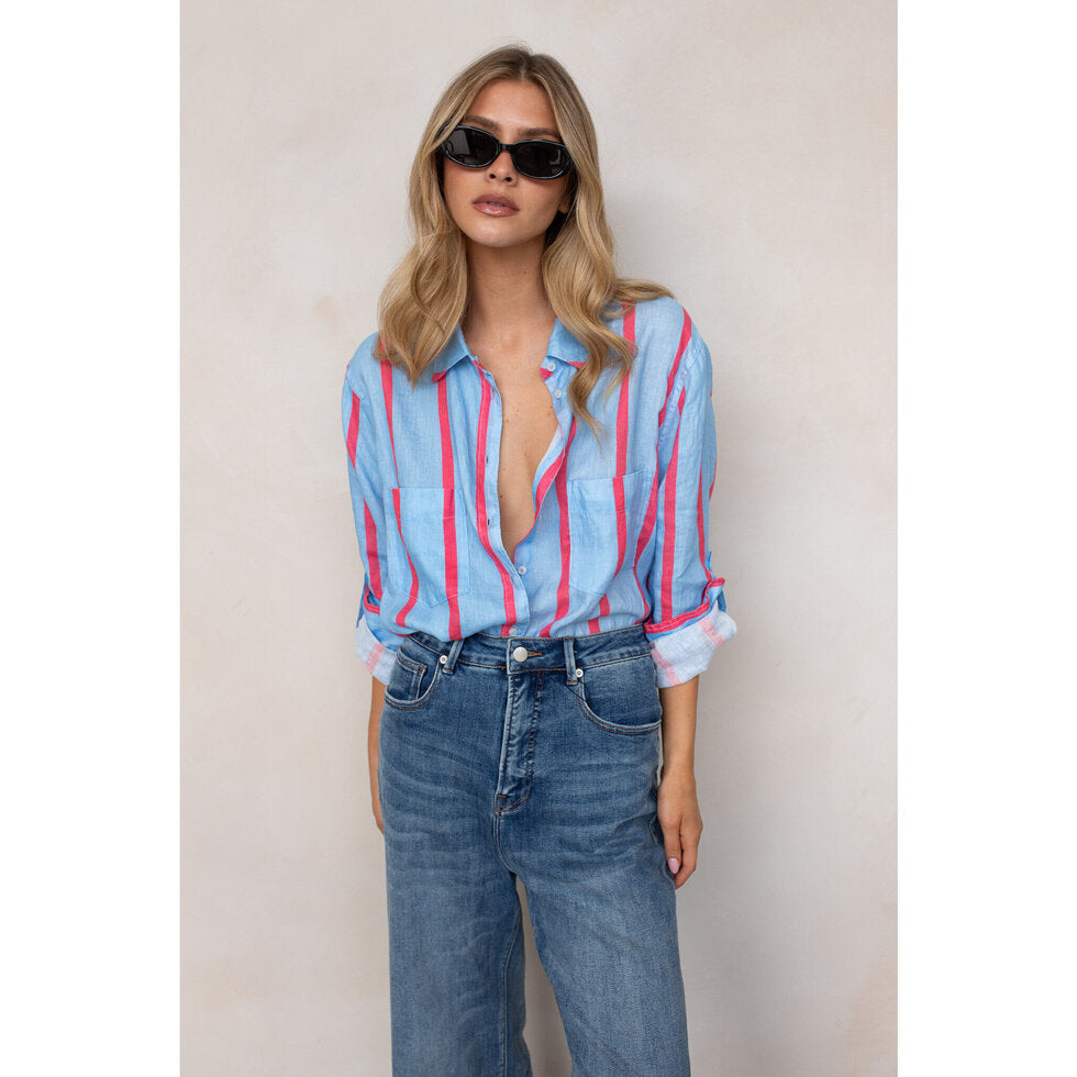 Hut - Summer Starts Here Boyfriend Shirt
