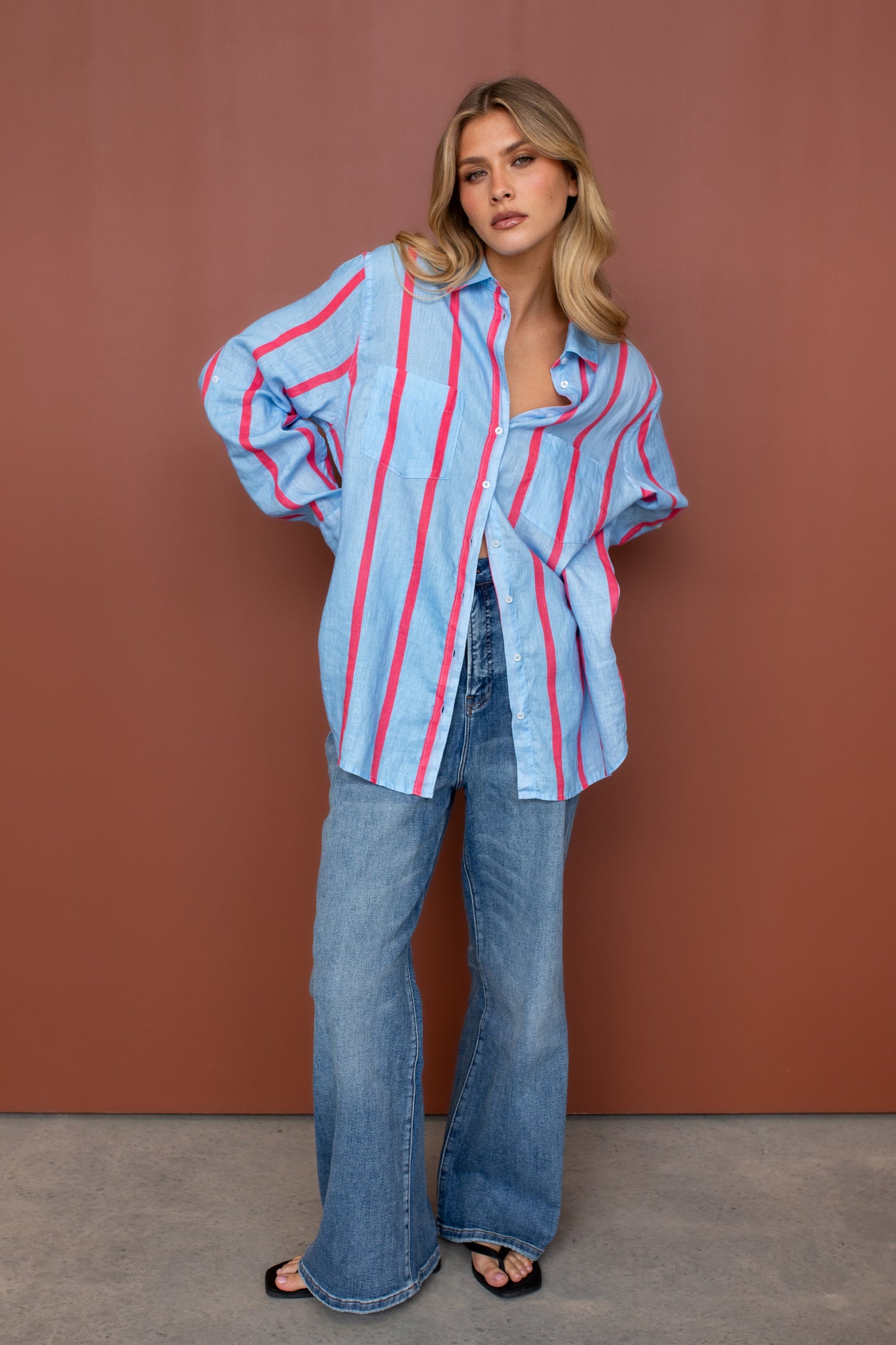 Hut - Summer Starts Here Boyfriend Shirt