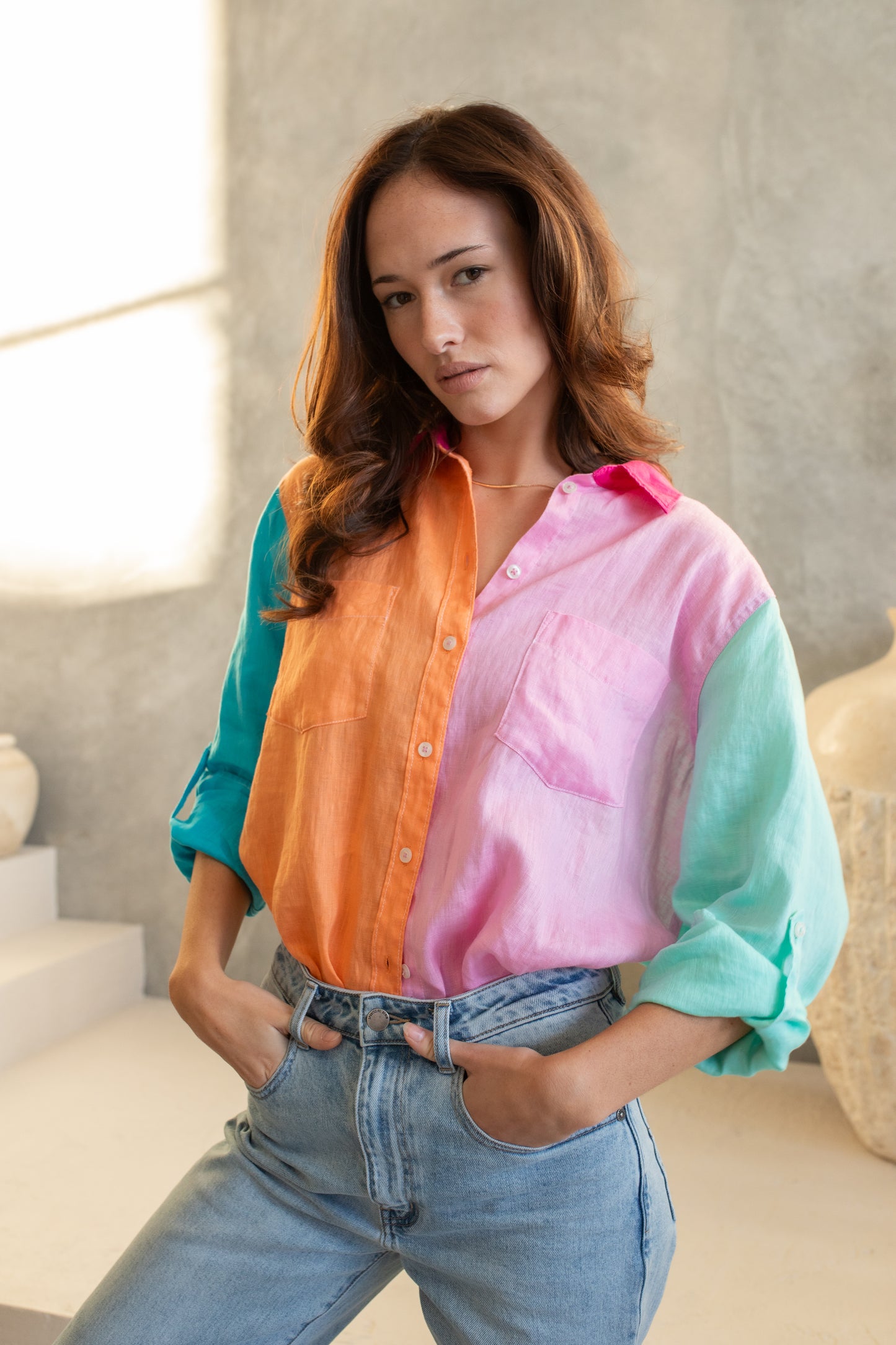 Hut - Boyfriend Shirt Hopscotch