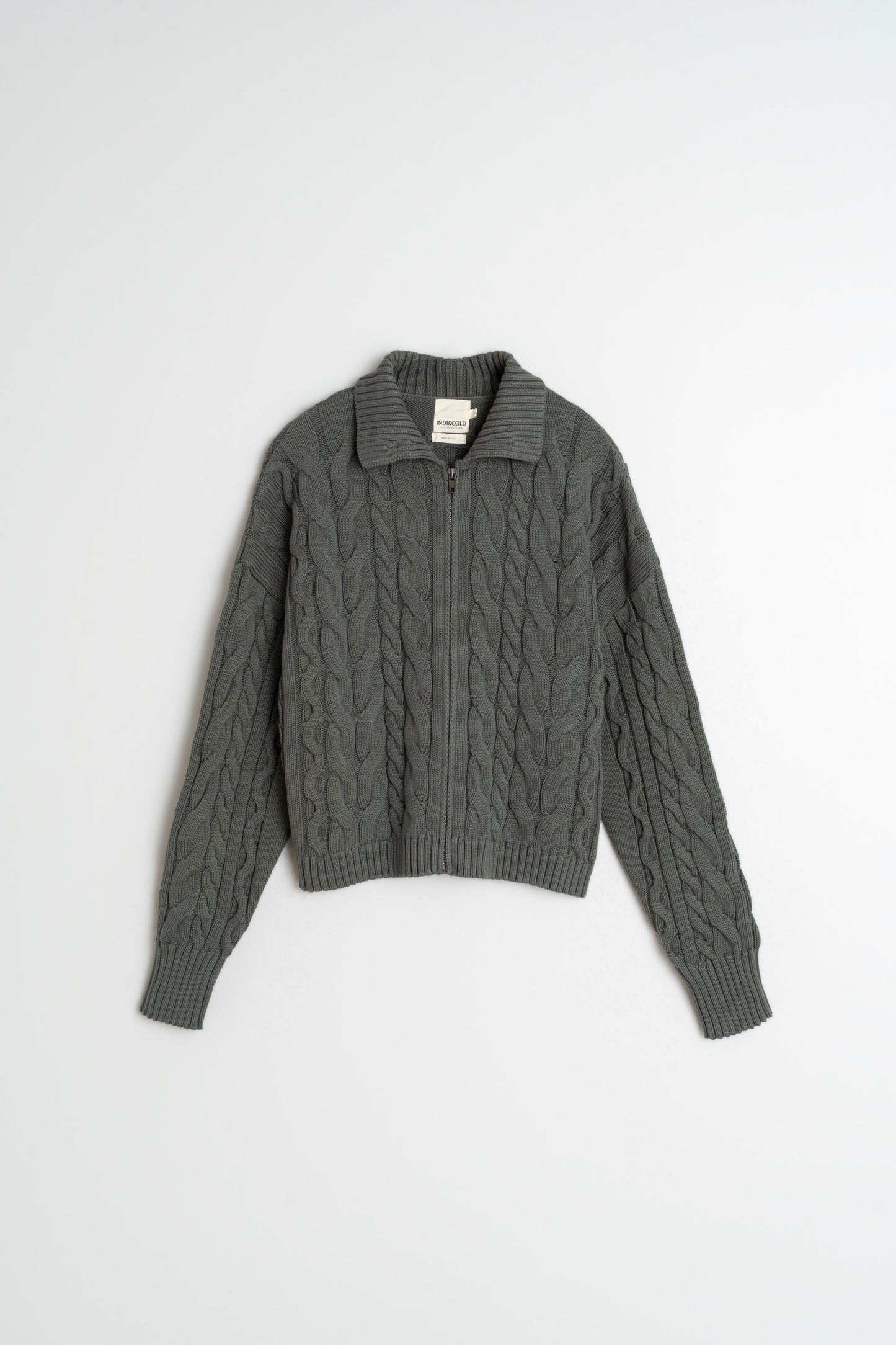 INDI&COLD - Cotton Cable Cardigan