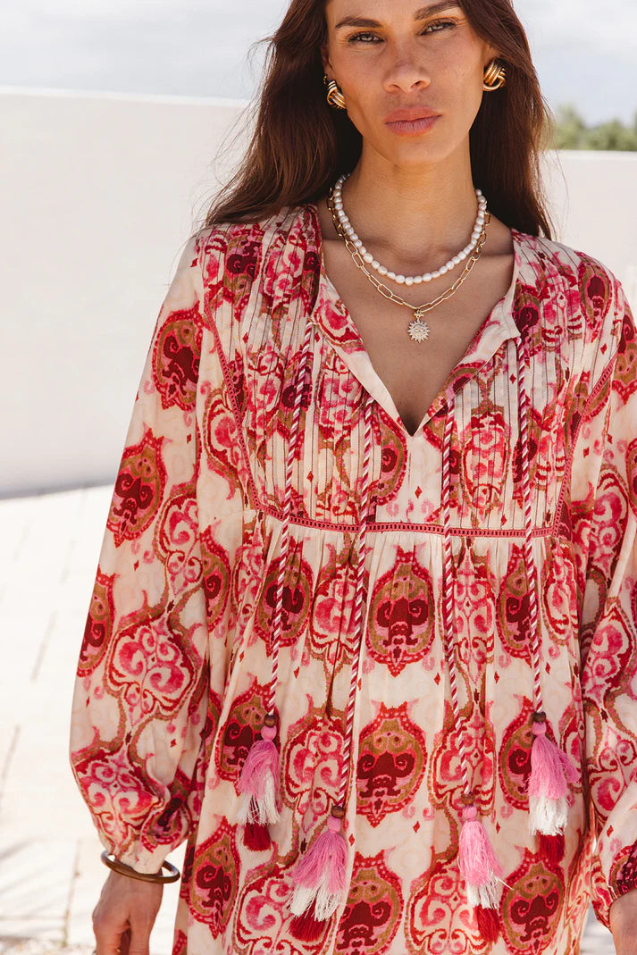 I am Pylgrym - Boho Maxi Dress Khalifa Print