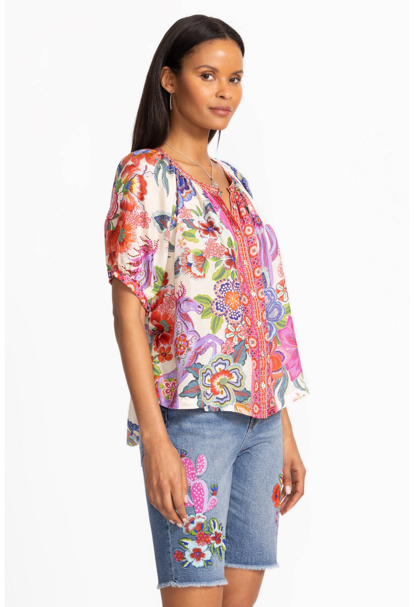 Johnny Was - Avah Button Down Shirt
