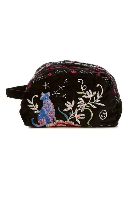 Johnny Was - Colette Cotton Velvet Makeup Bag