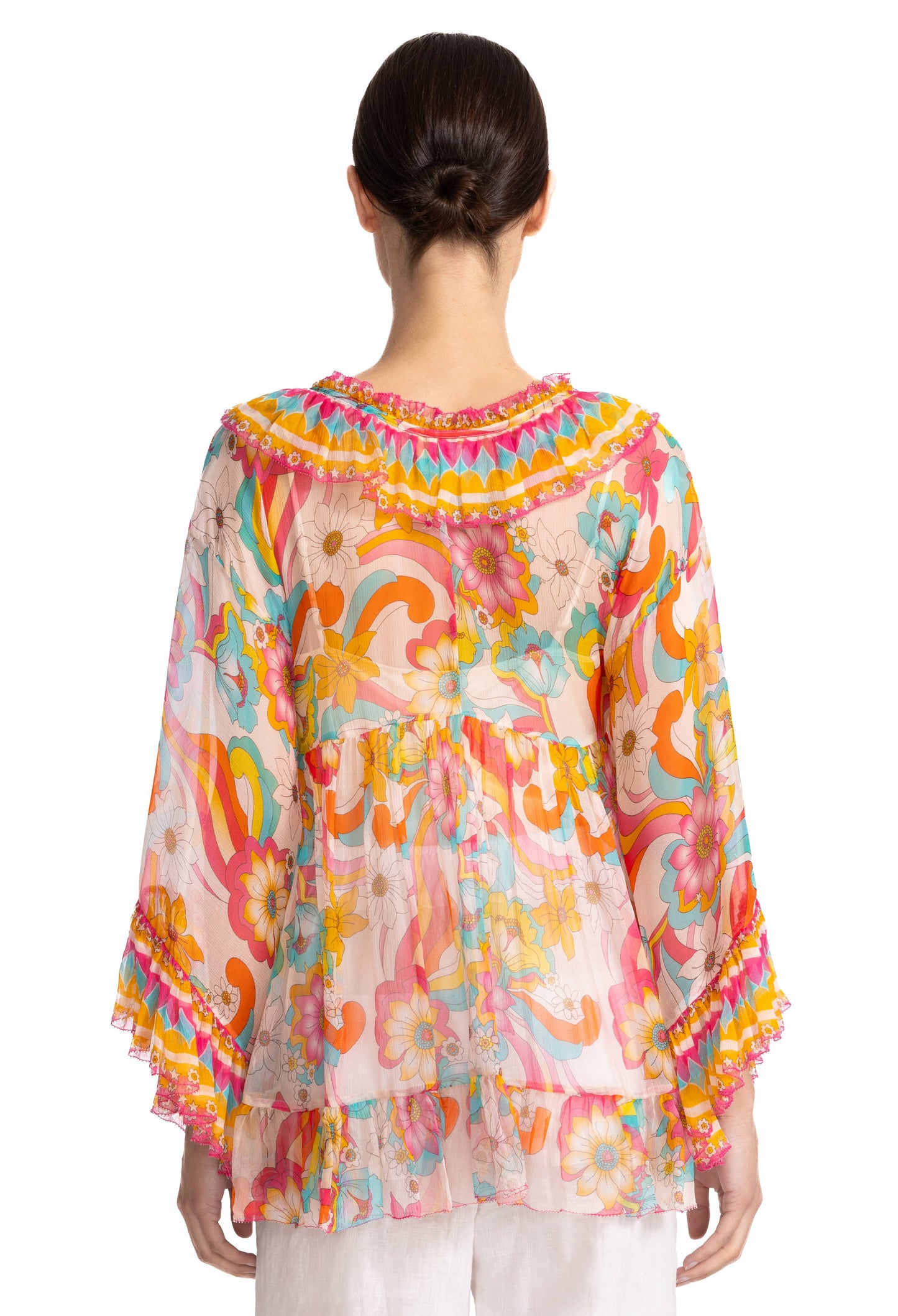Johnny Was - Gal Ruffle Tie Blouse