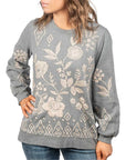 Johnny Was - Ivey High Slit Sweatshirt