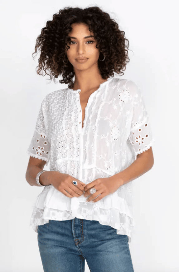 Johnny Was Summer Hyacinth Blouse Maggie Potter