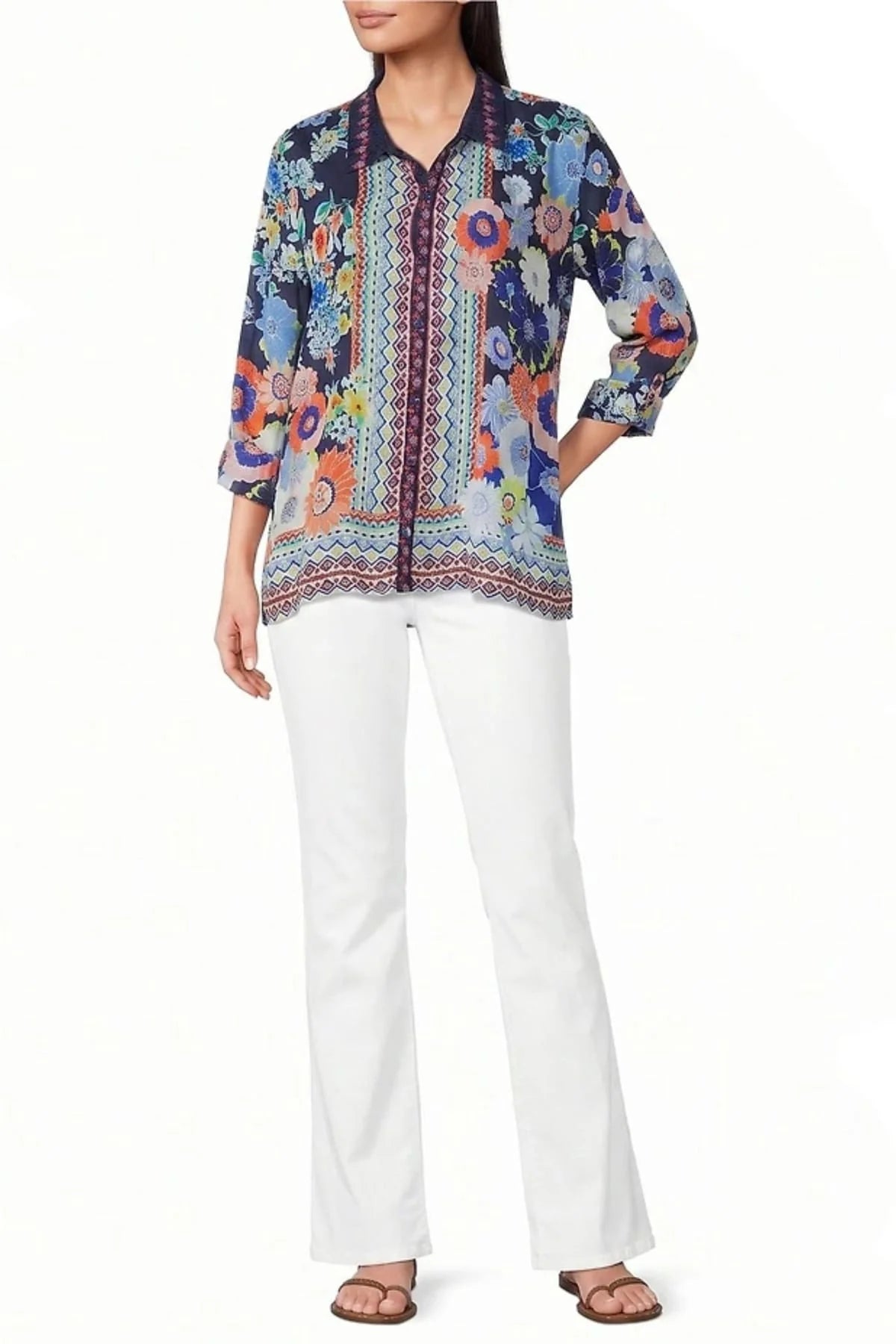Johnny Was - The Audrey Button Up Shirt - Tiana