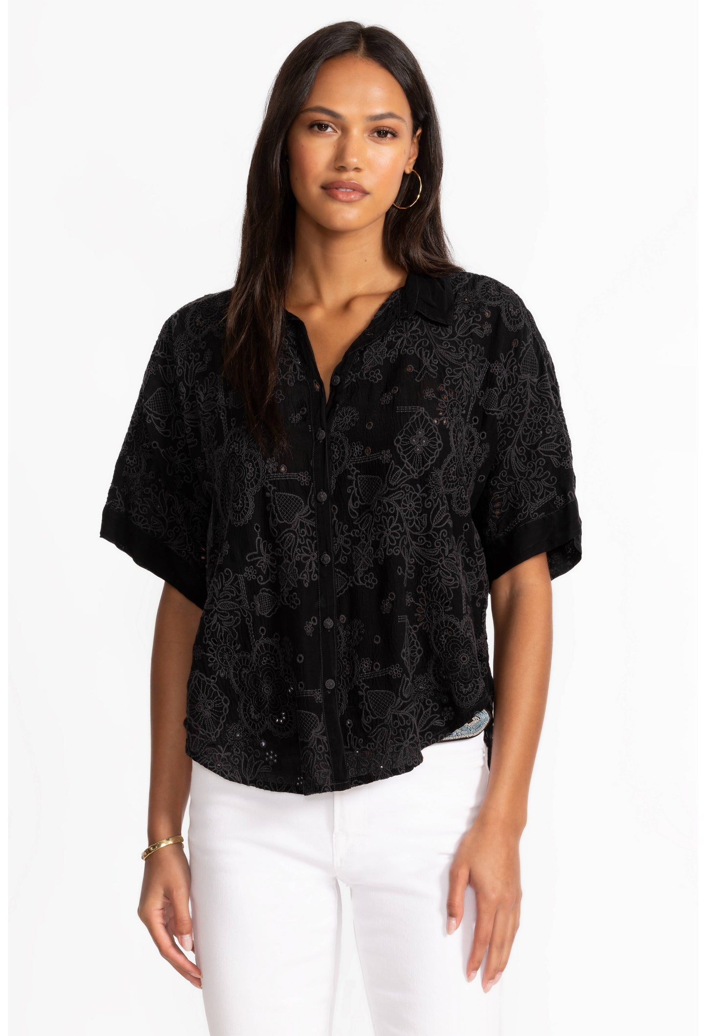 Johnny Was - The Audrey Short Sleeve Shirt