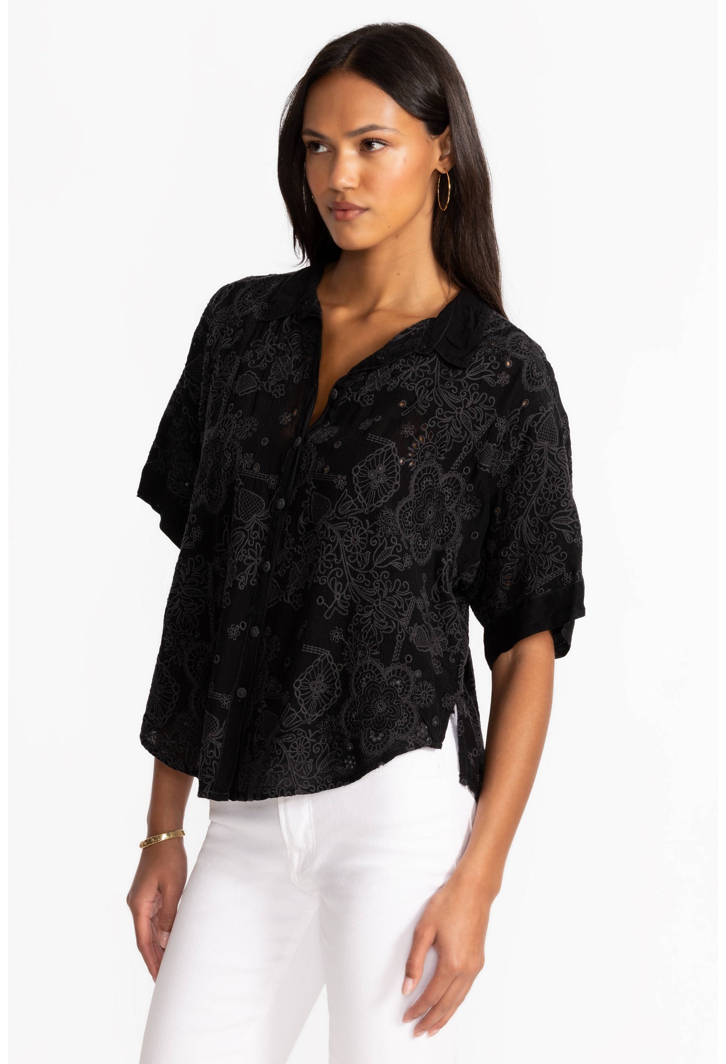 Johnny Was - The Audrey Short Sleeve Shirt