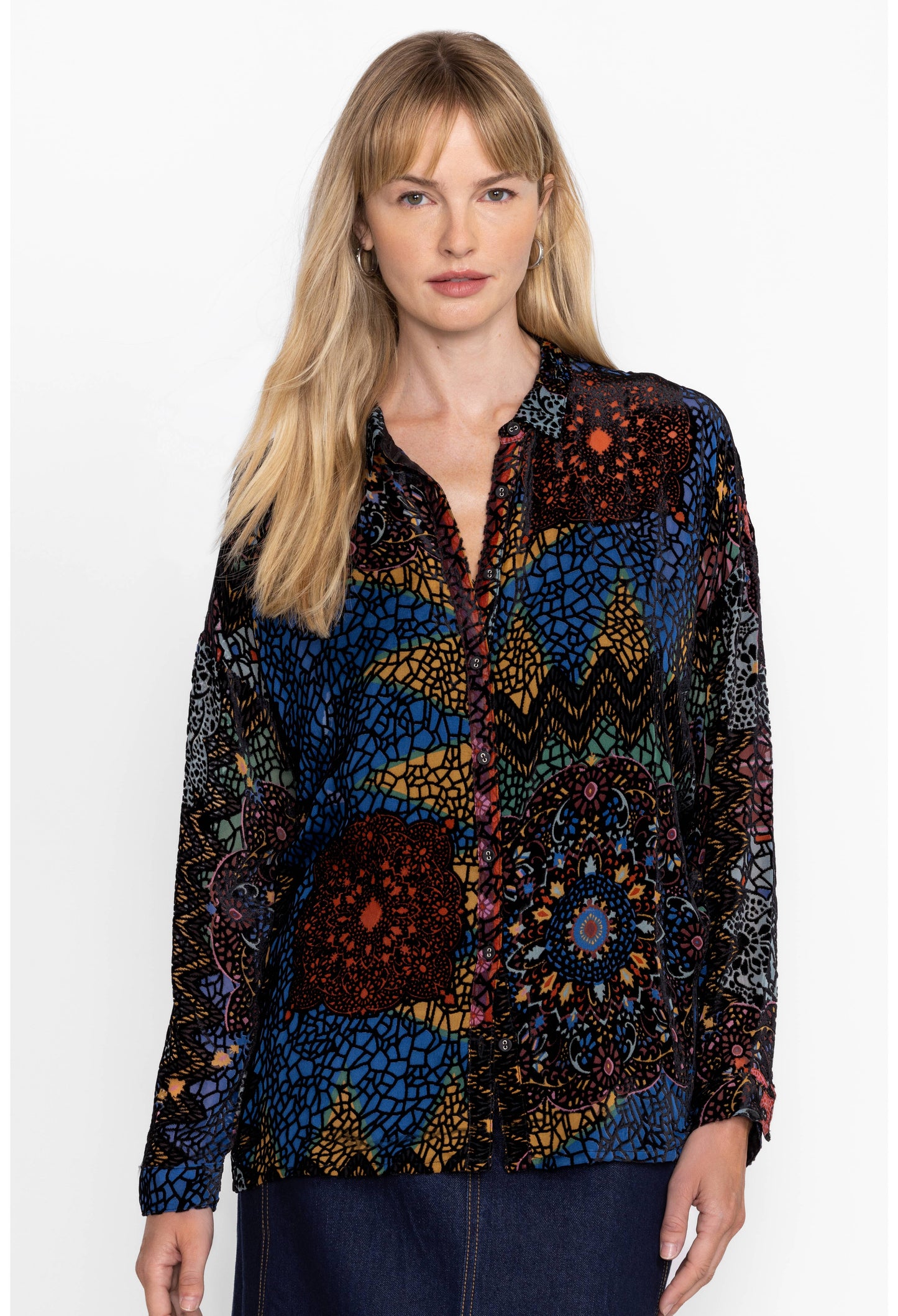 Johnny Was - Audrey Oversized Burnout Blouse