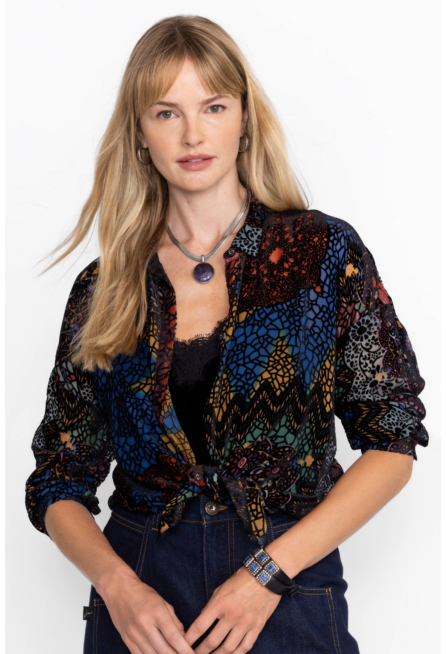 Johnny Was - Audrey Oversized Burnout Blouse