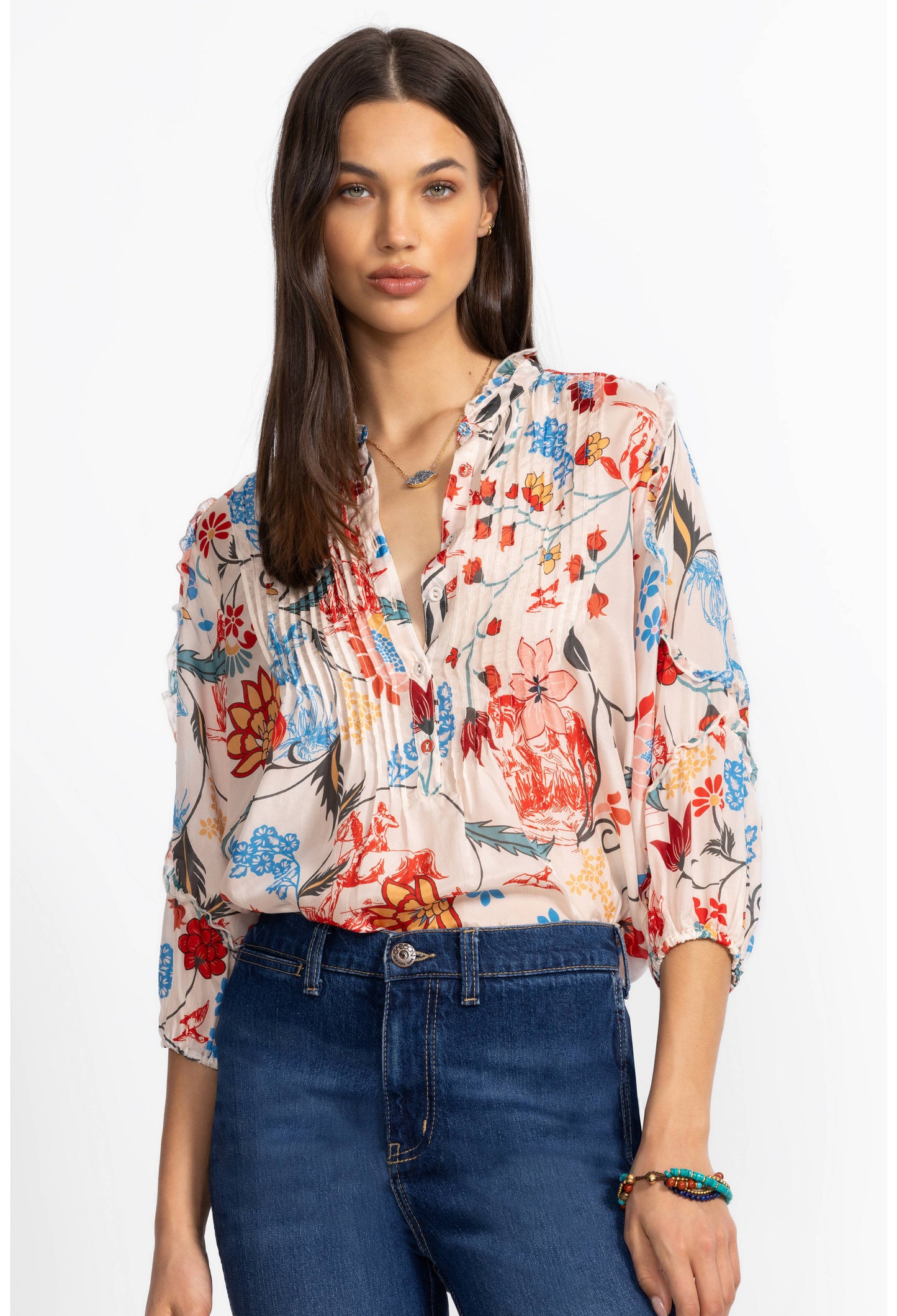 Johnny Was - Zeeland Blouse