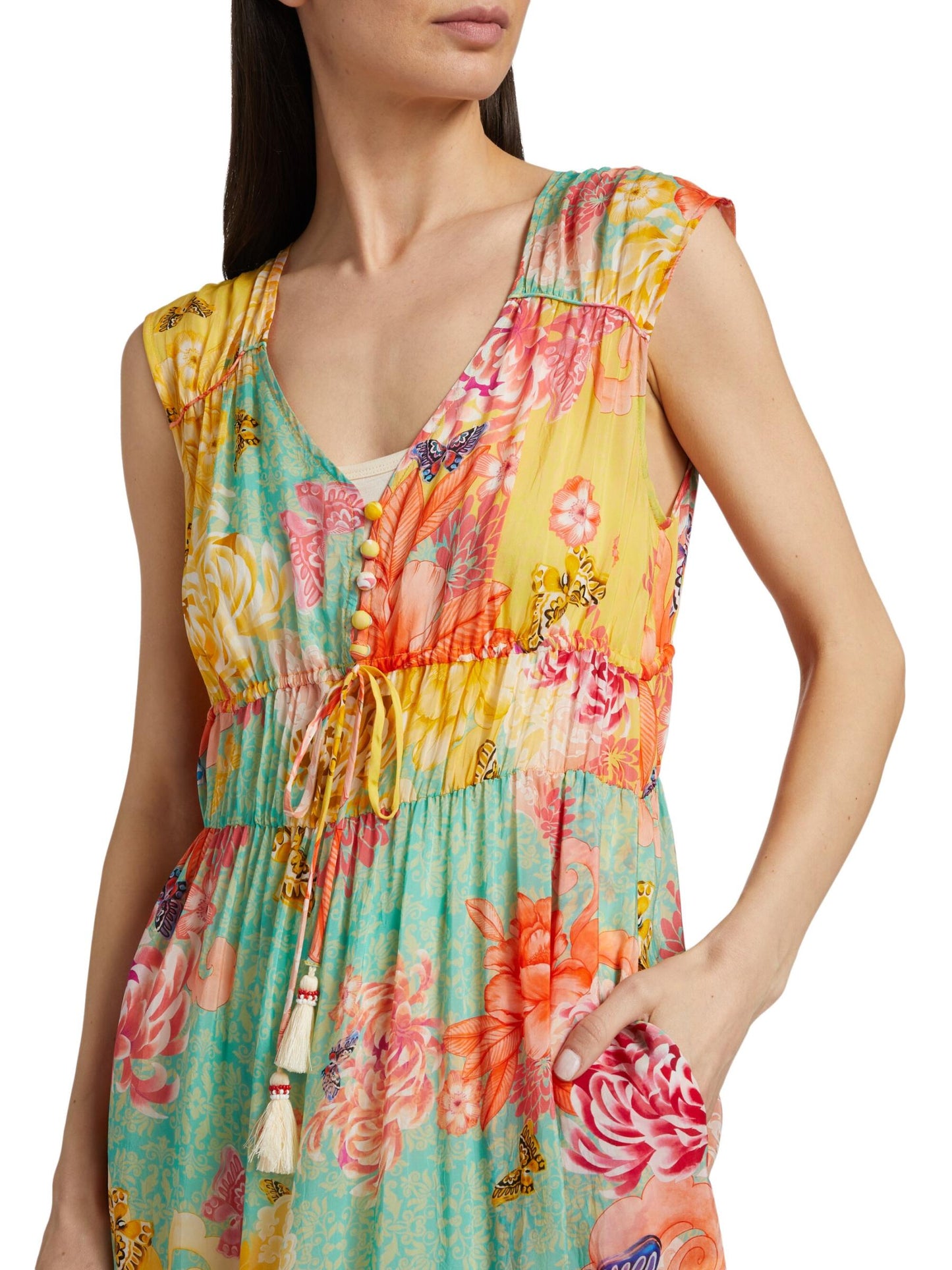 Johnny Was - Maje Tiered Maxi Dress