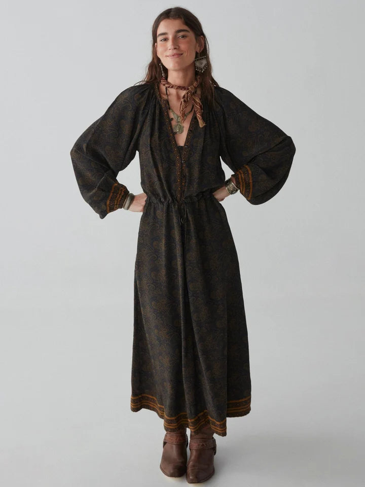 Maison Hotel - Roberta Dress - Cachemira Moutarde