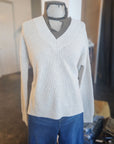 Maxted - V-Neck Ribbed Pullover