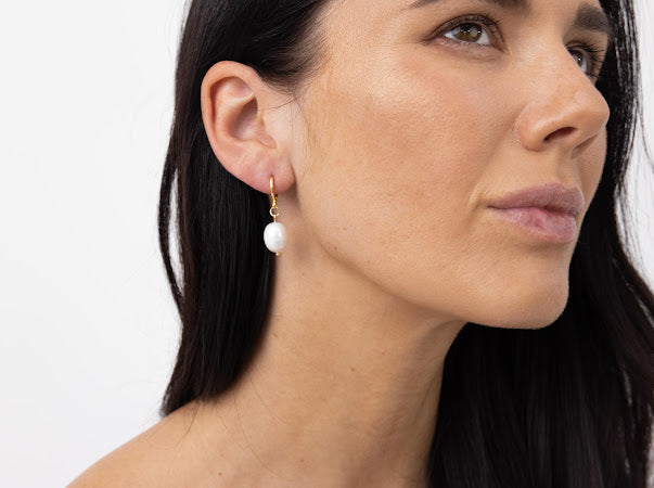 Mé The Label - Mini Pearl Hoops