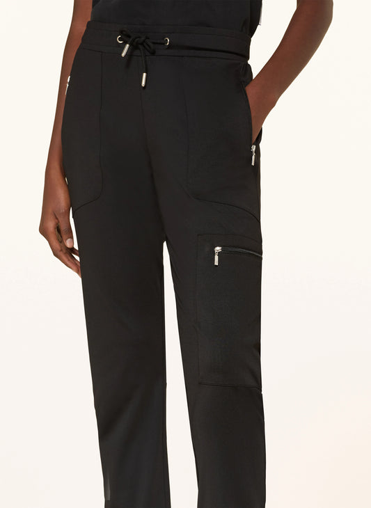 Monari - Jersey Cargo Drawstring Pants