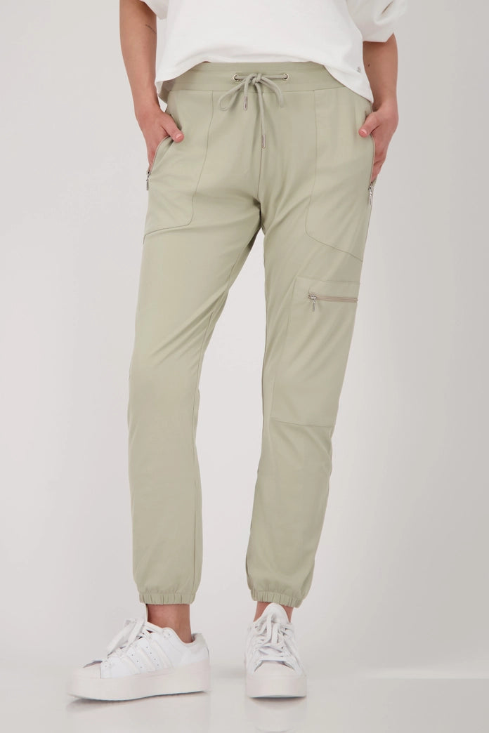 Monari - Jersey Cargo Drawstring Pants
