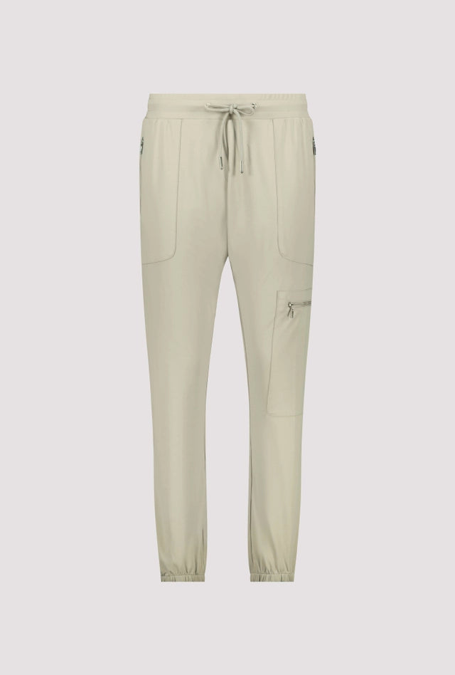 Monari - Jersey Cargo Drawstring Pants
