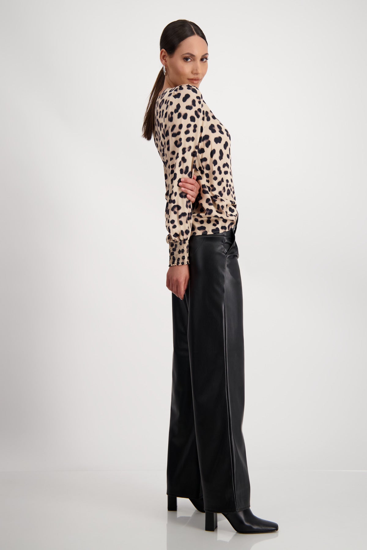 Monari - Leopard Pattern Blouse