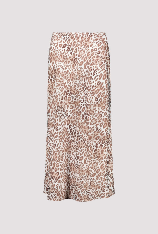 Monari - Leopard Print Long Skirt