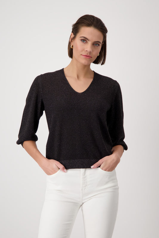 Monari - Rice Grain Lurex Jumper